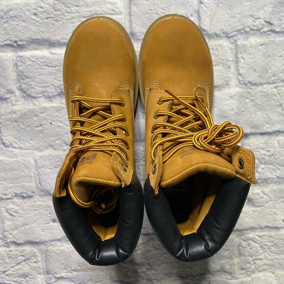 Timberland 6" Steel Toe Insulated Work Boot in Wheat - Picture 4 of 10
